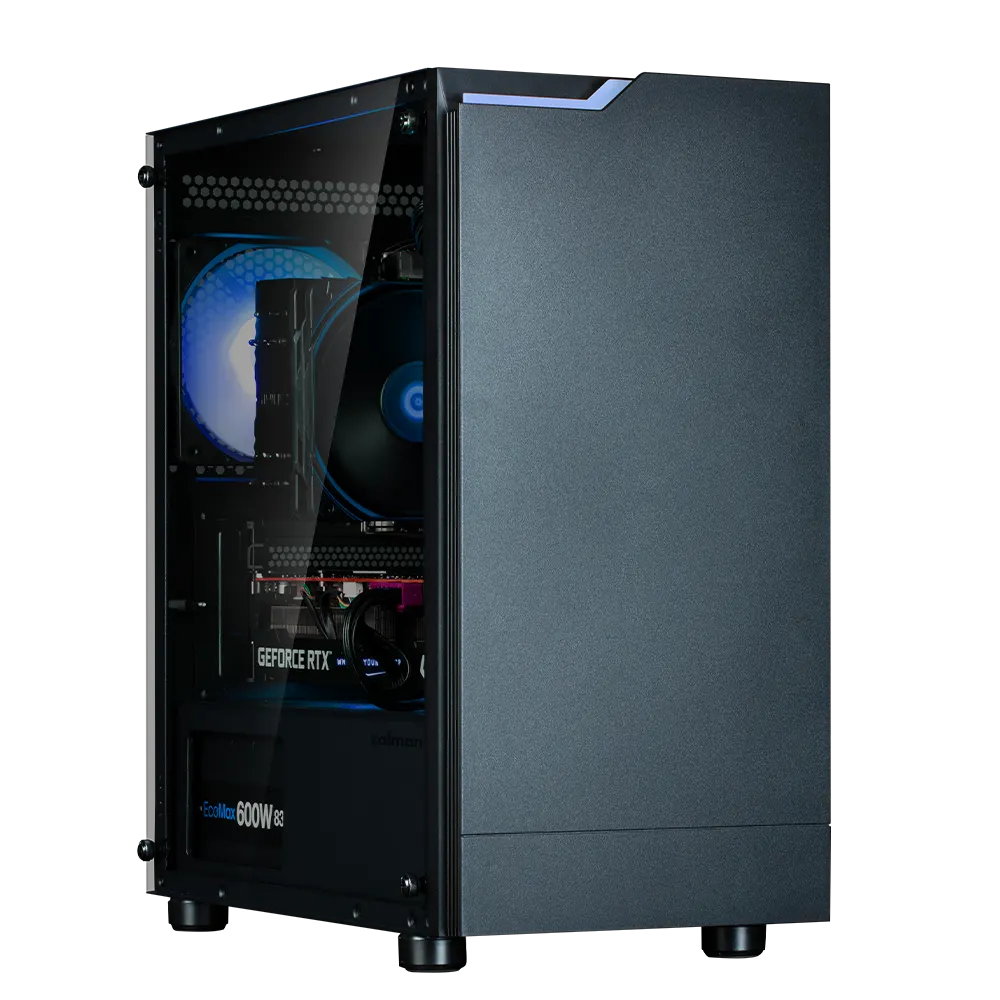 ქეისი Zalman PC case T4 Plus without PSU, 2xUSB3.0, 1xUSB2.0, 1x120mm ARGB, VGA 320mm, TG Side Panel, mATX, black