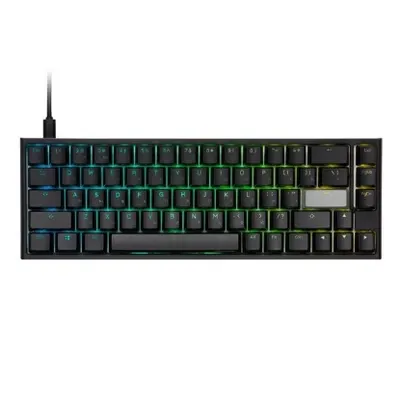 კლავიატურა Ducky Keyboard One 2 SF, Cherry Silent Red, RGB LED, RU, Black-White