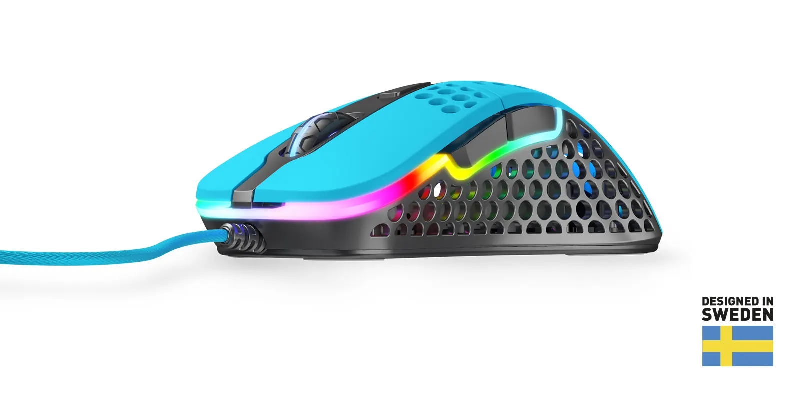 მაუსი Xtrfy Gaming mouse M4 RGB USB Miami Blue