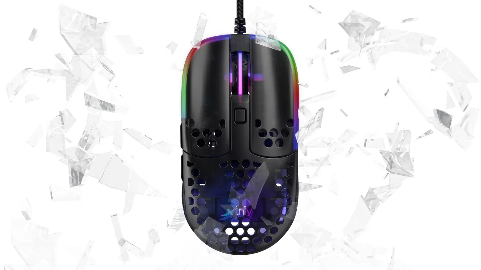 მაუსი Xtrfy Gaming mouse MZ1 RGB USB Black