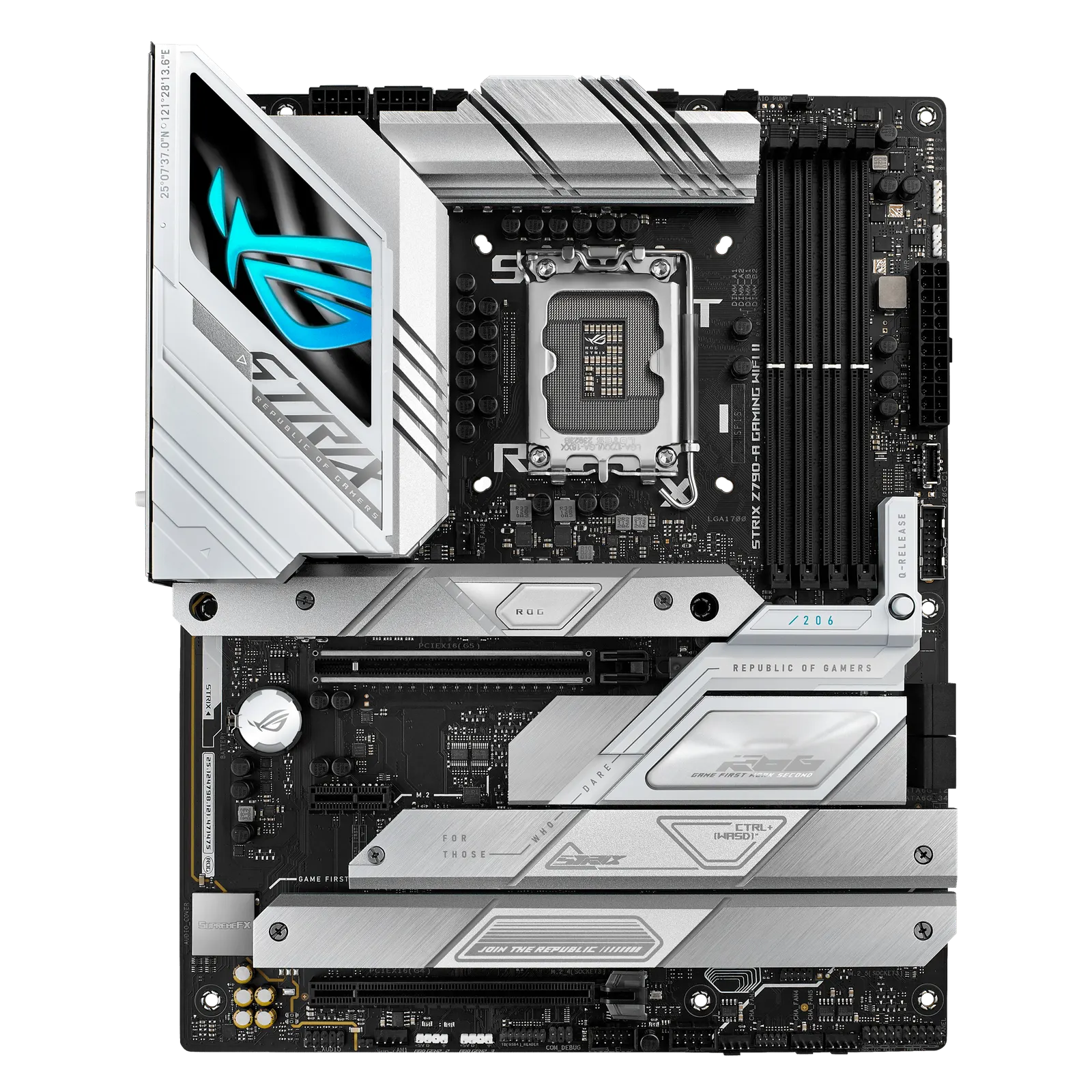 დედაპლატა ASUS Motherboard ROG STRIX Z790-A GAMING WIFI II s1700 Z790 4xDDR5 M.2 HDMI DP Wi-Fi BT ATX