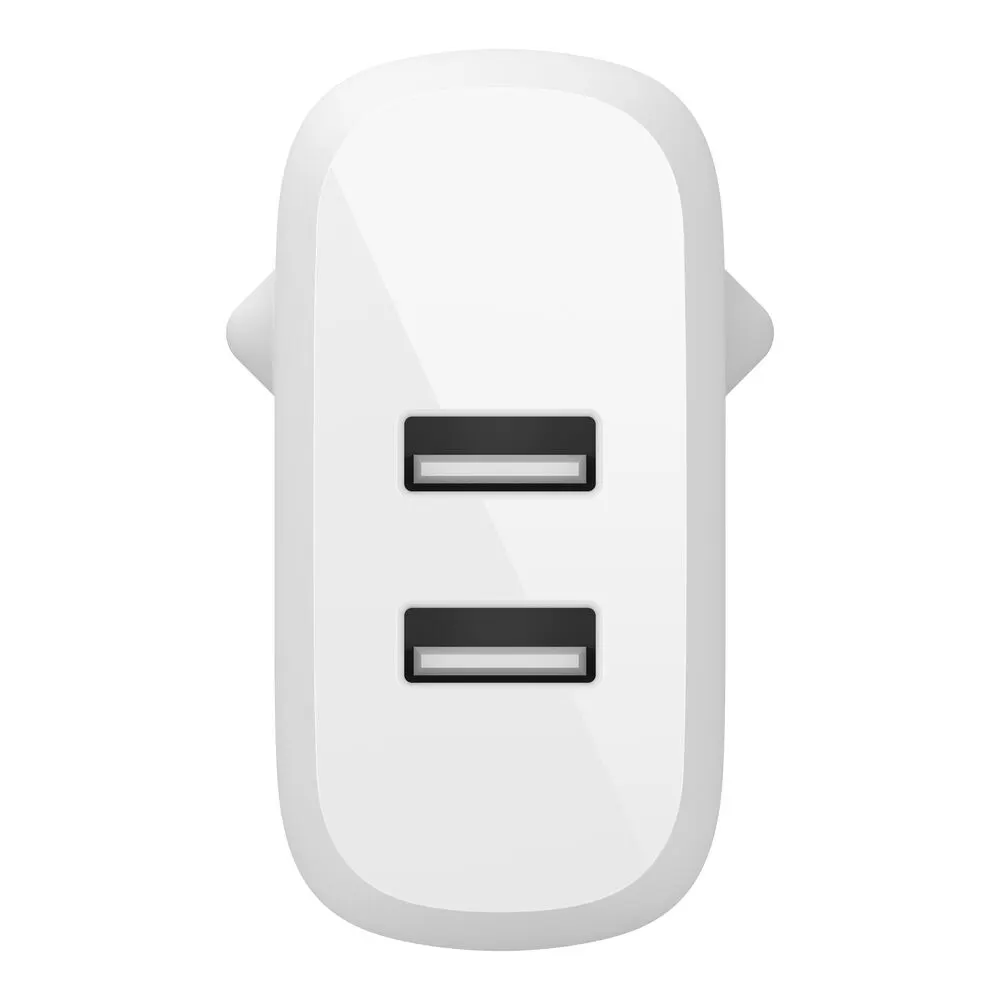 დამტენი Belkin Wall Charger 24W USB-A, 1M PVC A-LTG, white