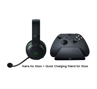 ყურსასმენი Razer Legendary Duo Bundle headset Kaira WL and quick charging stand for gamepads for Xbox