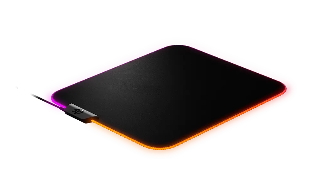 მაუს პადი SteelSeries Mouse Pad QcK Prism Cloth RGB M (900x300x4mm), black