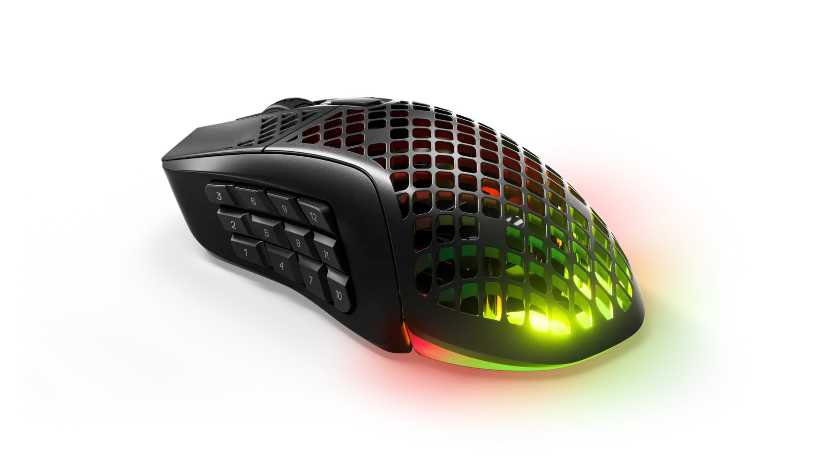 მაუსი SteelSeries Mouse Aerox 9, RGB, USB-A/WL/BT, black