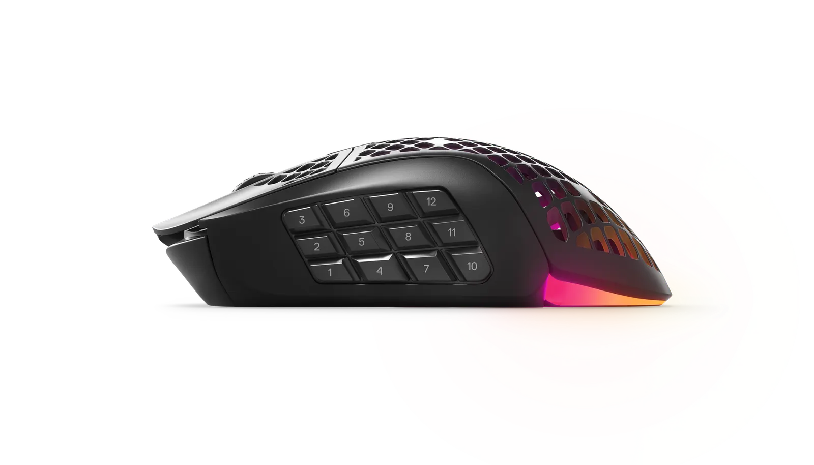 მაუსი SteelSeries Mouse Aerox 9, RGB, USB-A/WL/BT, black