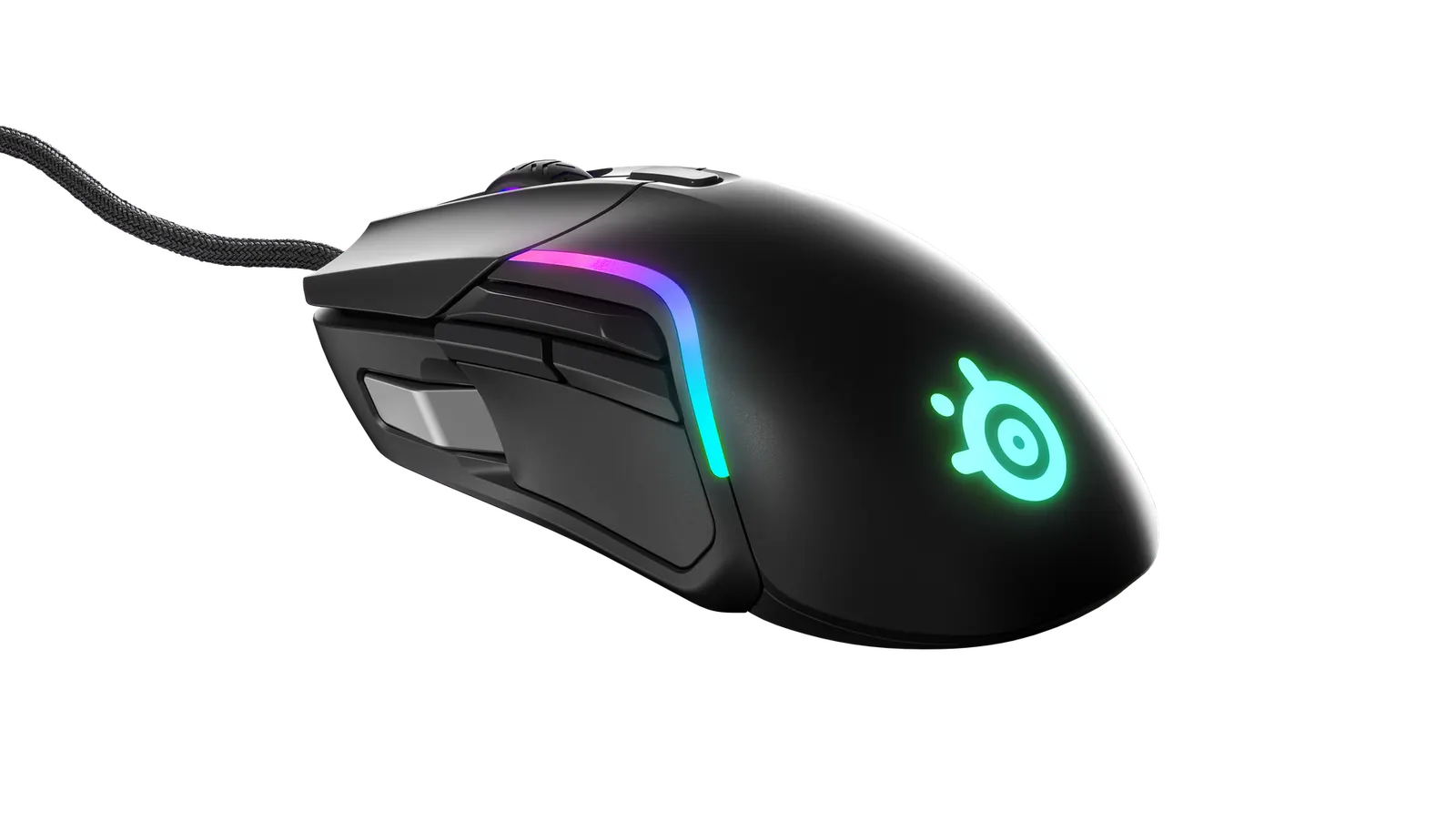 SteelSeries Mouse Rival 5, RGB, USB-A, black