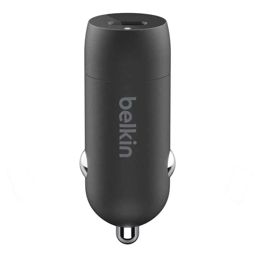 Belkin Car Charger 30W USB-C PD PPS, cable USB-C > USB-C, 1m, black