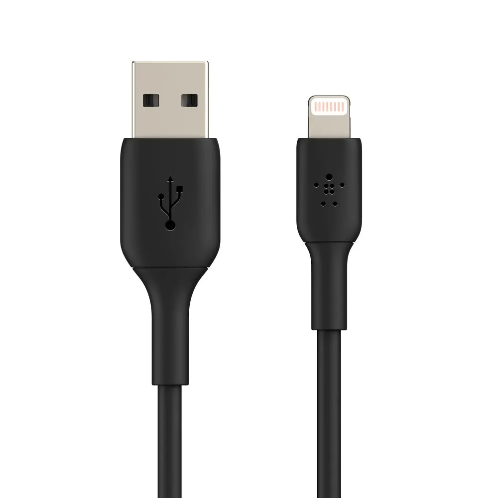 Belkin cable USB-A > Lightning charge/data, 1m, PVC, black