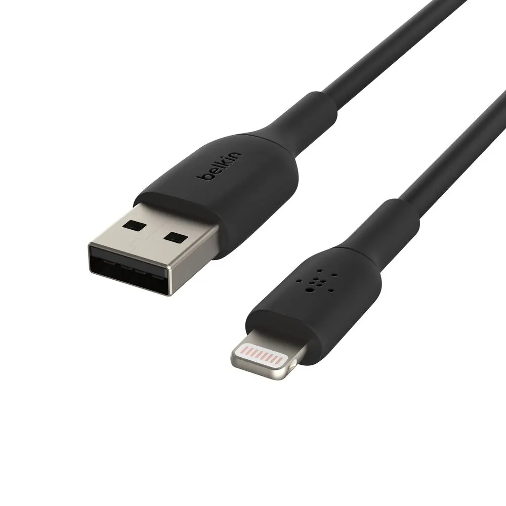 Belkin cable USB-A > Lightning charge/data, 1m, PVC, black