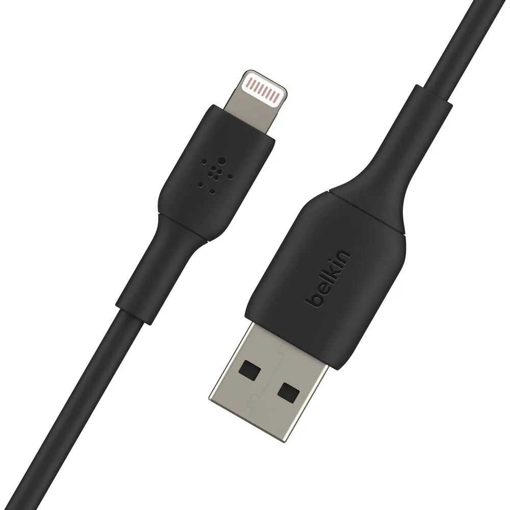 Belkin cable USB-A > Lightning charge/data, 1m, PVC, black