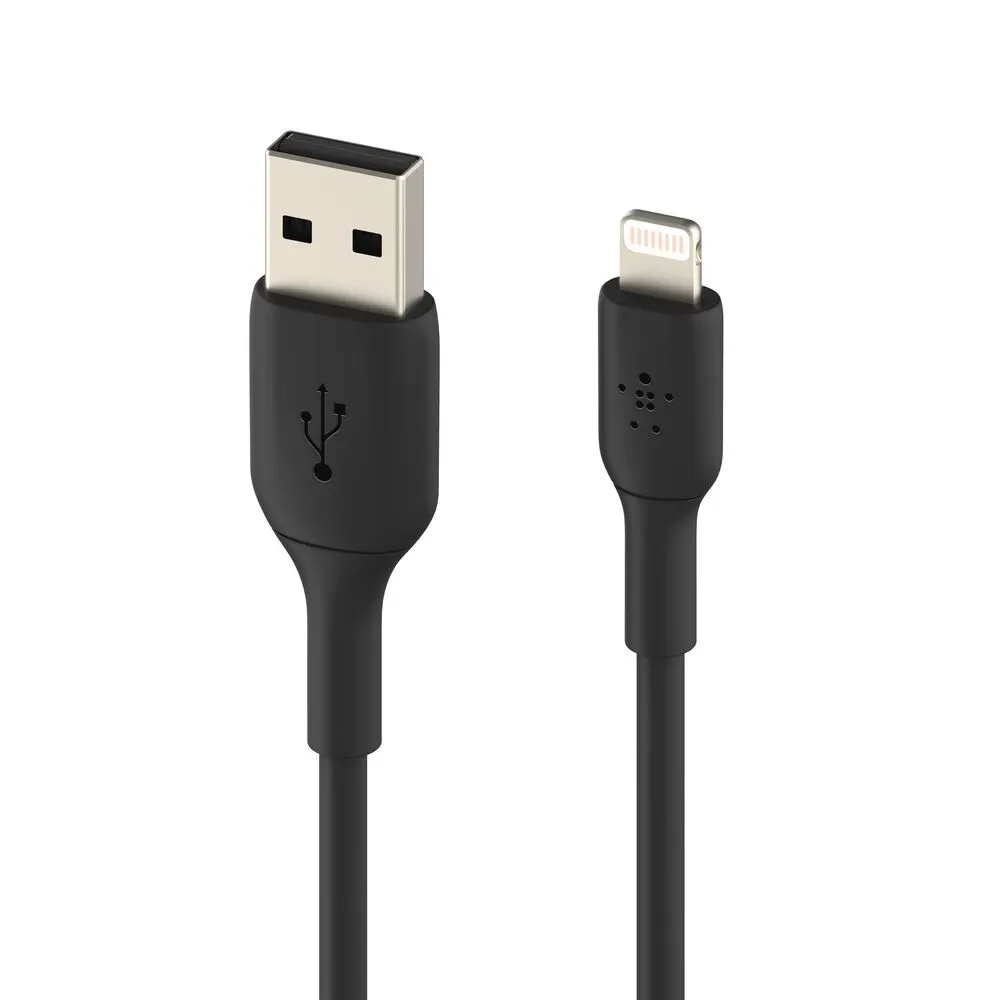 Belkin cable USB-A > Lightning charge/data, 1m, PVC, black