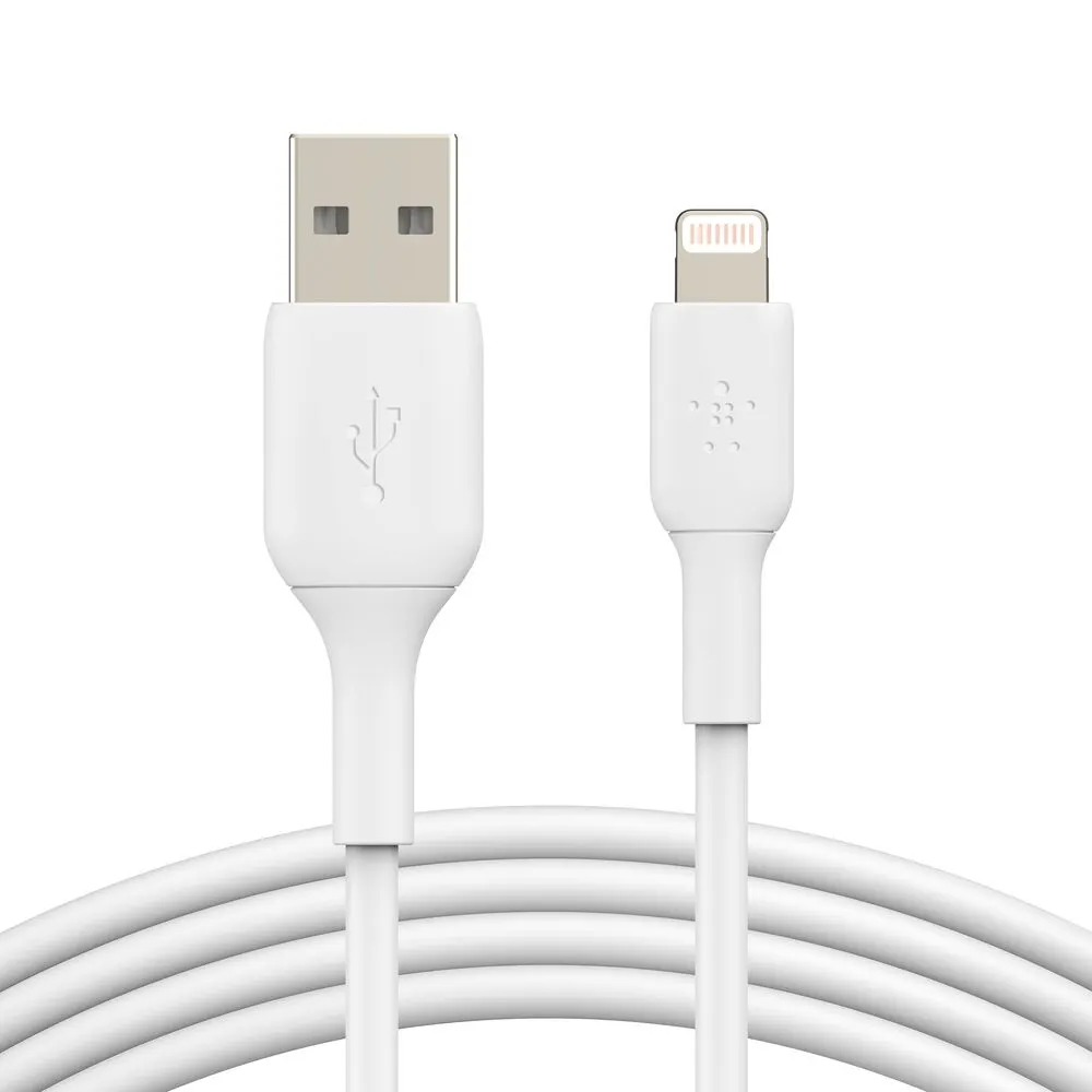 Belkin cable USB-A > Lightning charge/data, 2m, PVC, white
