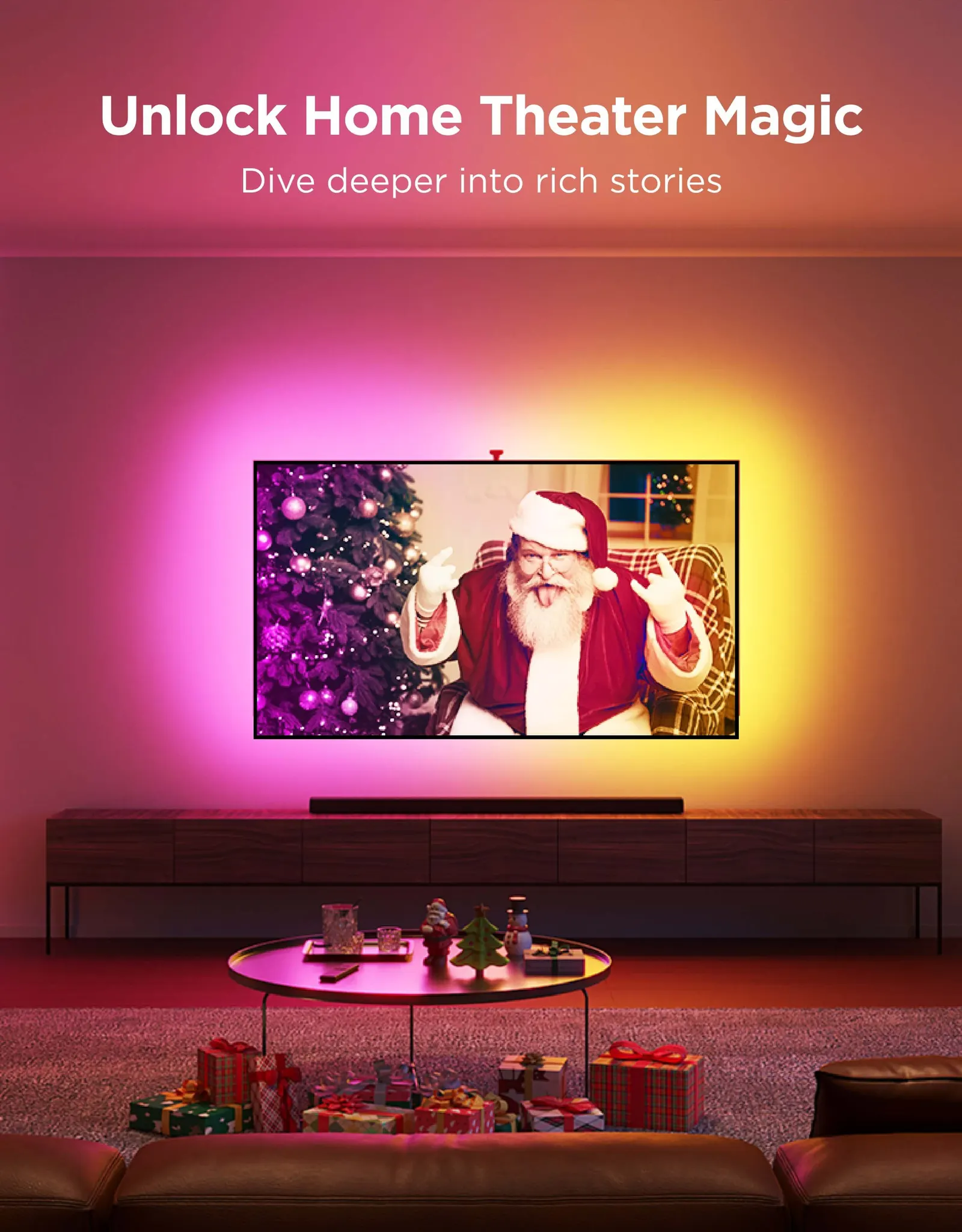 სმარტ სანათი Govee Envisual TV Backlight T2 with Dual Cameras (55~65 inch)