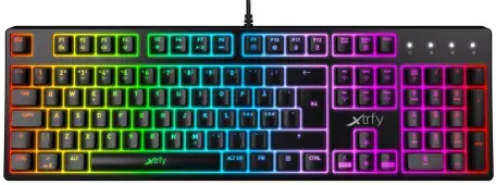 კლავიატურა Keyboard mechanical Xtrfy K4 104Key, Kailh Red, USB-A, EN/RU, RGB, Chopniy