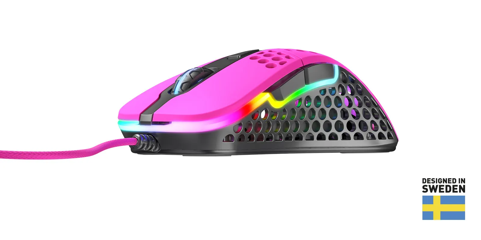 მაუსი Mouse Xtrfy M4, USB-A, RGB, Pozheviy