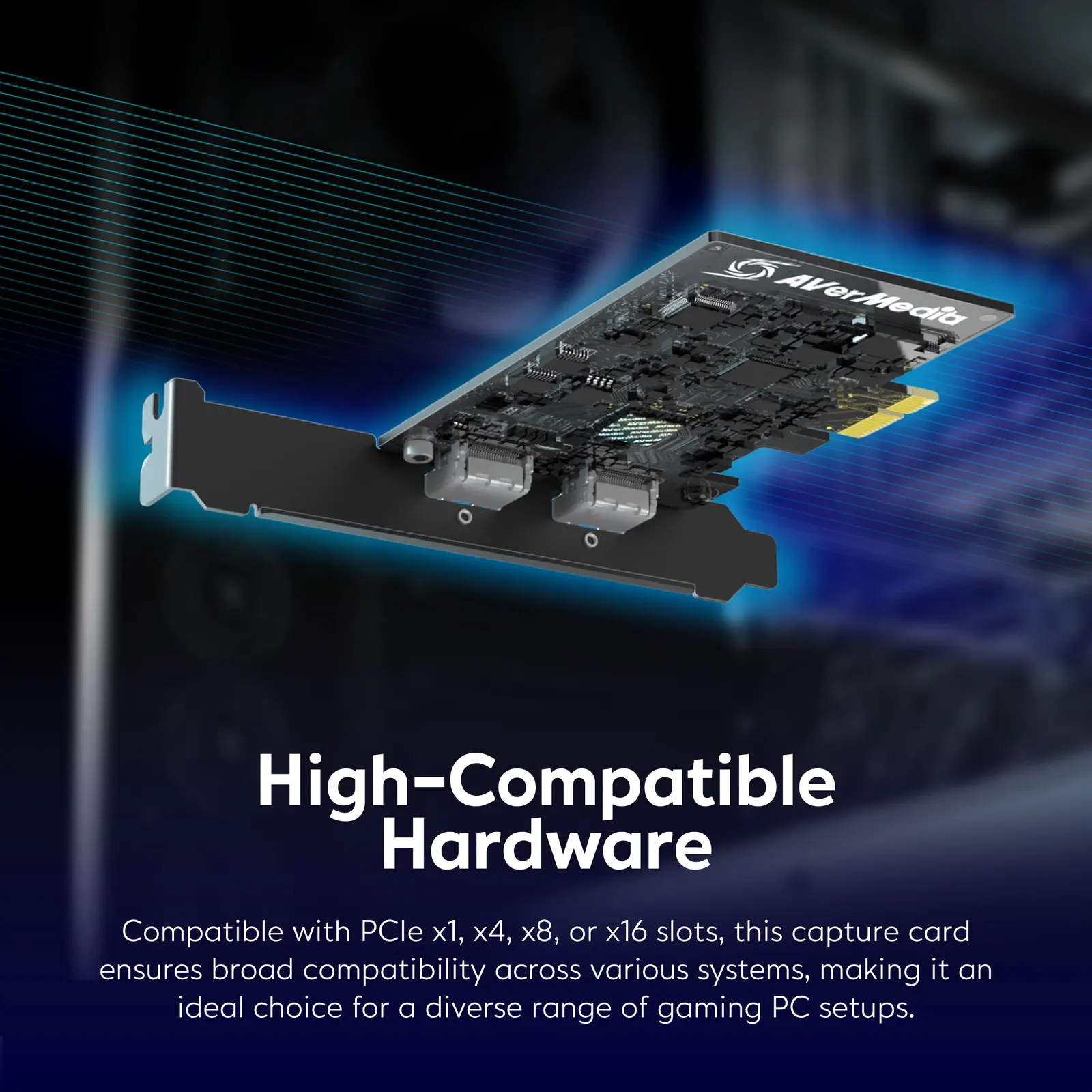 AVerMedia Capture Card GC571, 2160p60(pass-through) 2160p30(record), grey