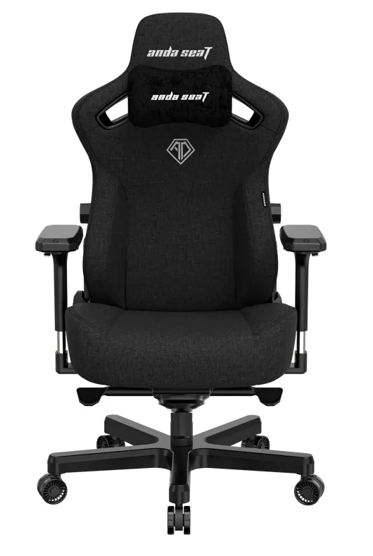 გეიმერული სავარძელი AndaSeat Chair Kaiser 3, linen fabric, 4D-Armrests, black