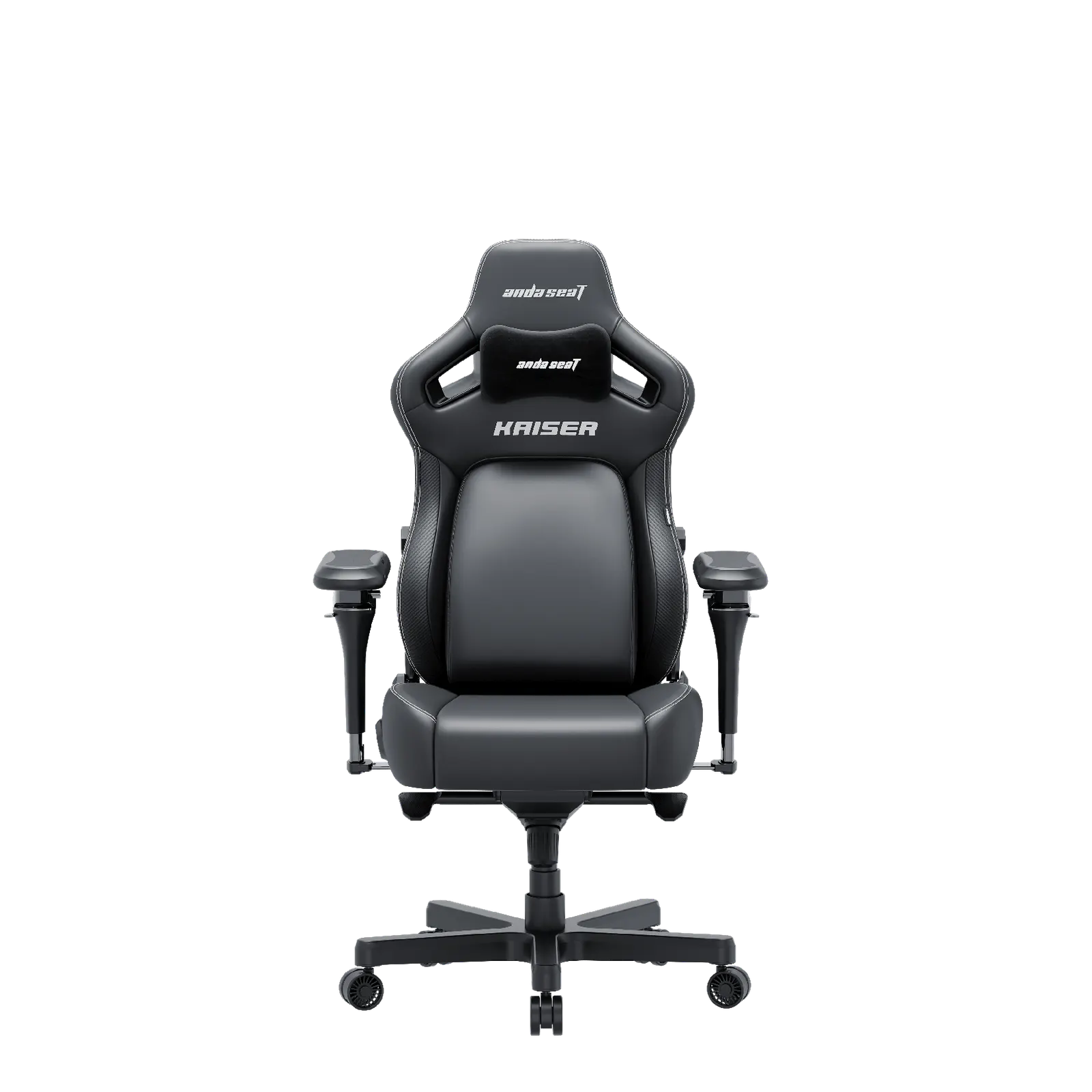 გეიმერული სავარძელი AndaSeat Chair Kaiser 4 V2 XL, PVC leather, 6D-Armrests, black