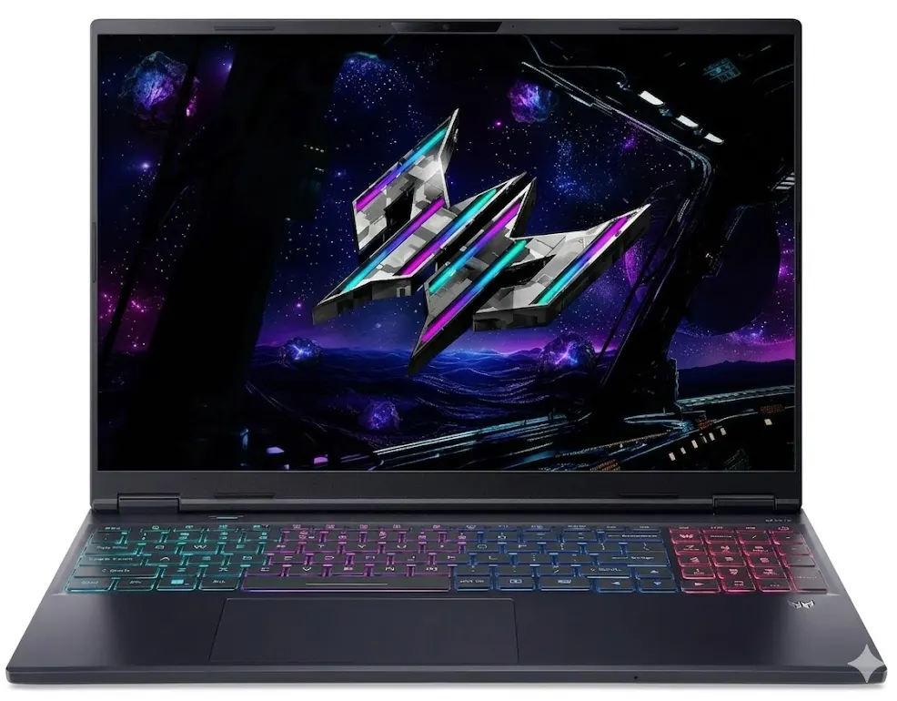 Acer Notebook Predator Helios Neo 16S PHN16S-71 16" OLED, Intel U9-275HX, 16GB, F1TB, NVD5070Ti-12, Lin, black