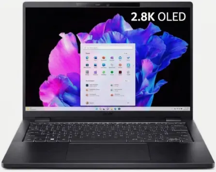 ნოუთბუქი Acer Notebook TravelMate TMP614-73 14" 2.8K OLED, Intel U5-125H, 32GB, F1TB, UMA, Win11P, black