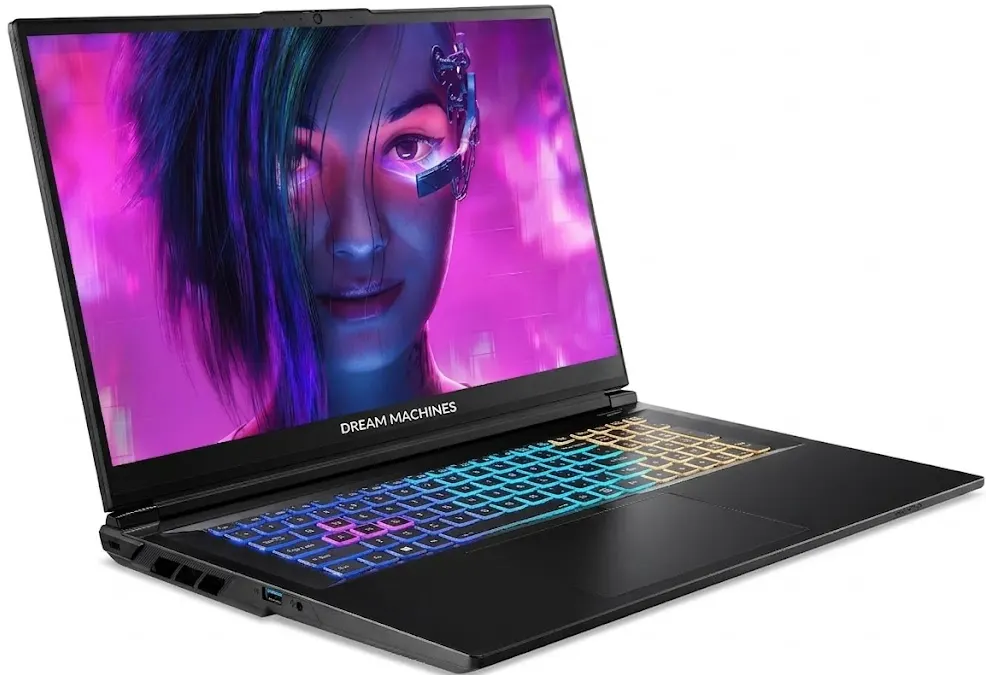 Dream Machines Notebook RG5060-17 17.3QHD IPS, Intel i9-14900HX, 16GB, F1TB, NVD5060-8, DOS, black