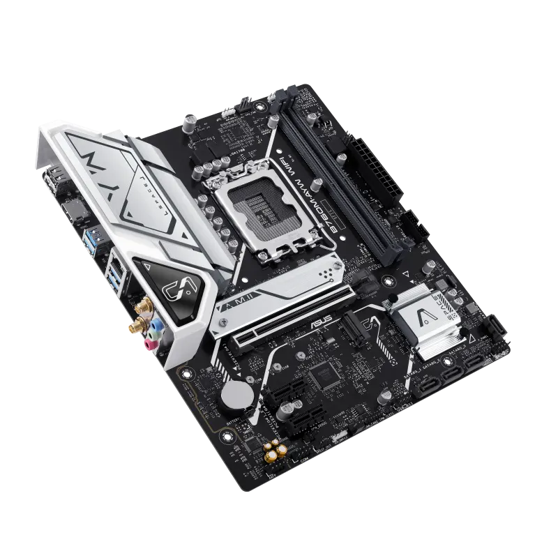დედაპლატა ASUS Motherboard B760M-AYW WIFI-SI s1700 B760 2xDDR5 M.2 HDMI Wi-Fi BT mATX BULK WITH ACCESSORY
