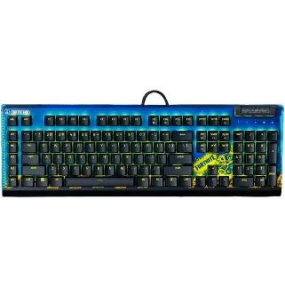 კლავიატურა Razer Keyboard mechanical BlackWidow V4 X, 110key, Yellow Switch, USB-A, EN, RGB, Fortnite Ed