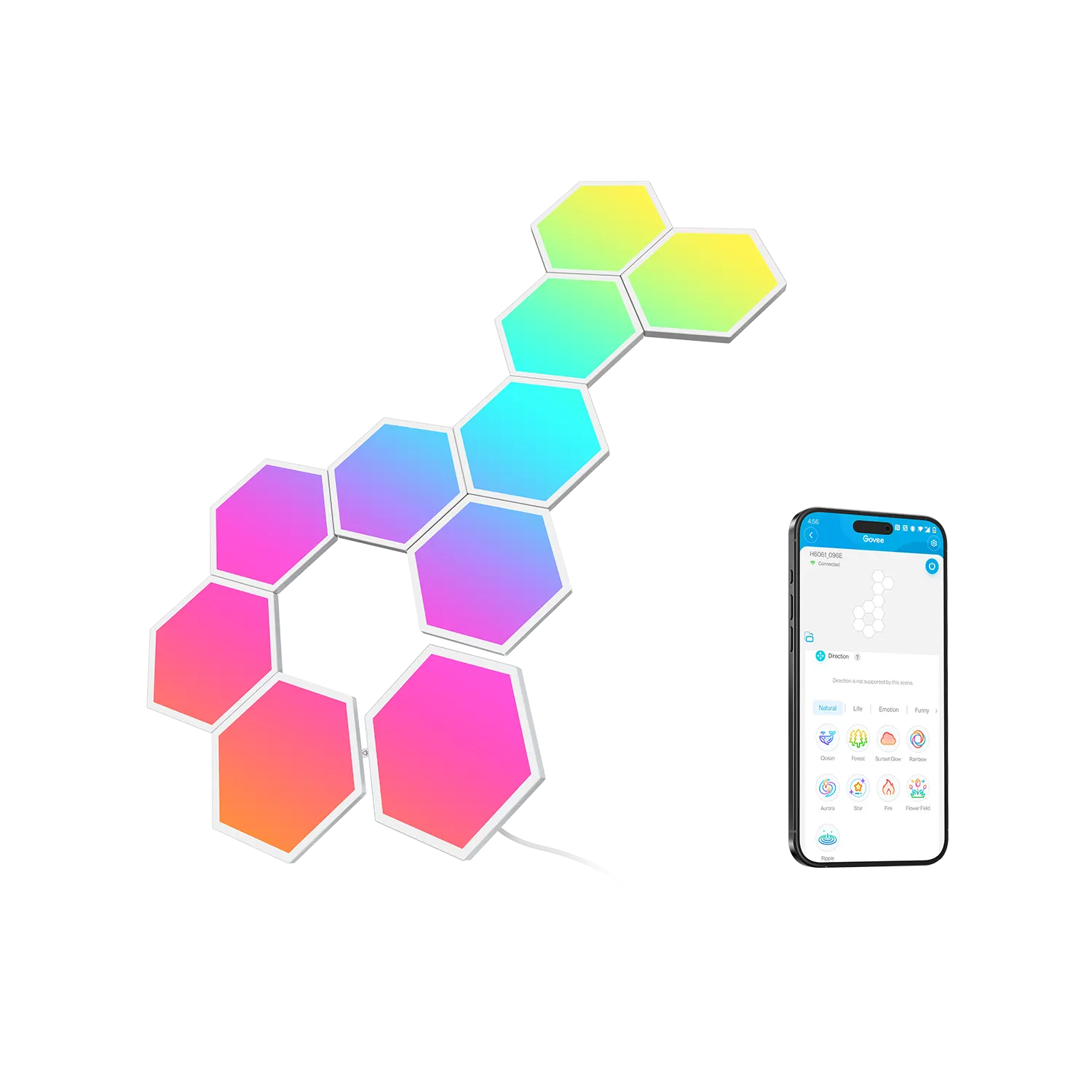 სმარტ სანათი Govee Glide Hexa Light Panels