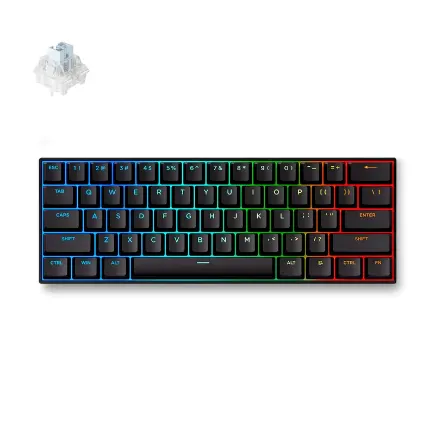 კლავიატურა keyboard MCHOSE Ace 60 Pro Hall Effect, KTEK Magnetic Switch, 8K, USB-A, RGB, black
