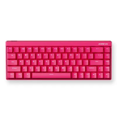 კლავიატურა keyboard MCHOSE Ace 68 Air Hall Effect, Mount Tai Magnetic, 8K, USB-A, RGB, Rose Red