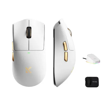 მაუსი Mouse MCHOSE K7 Ultra, USB-A/WL/BT, 8k, White God