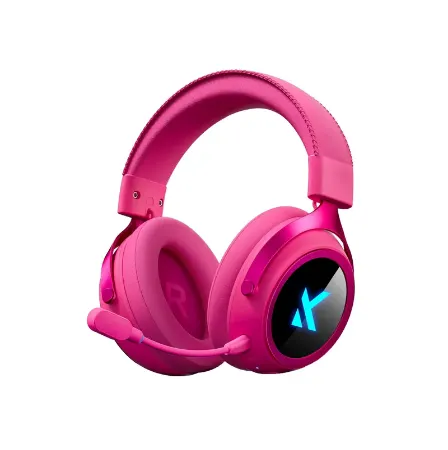 ყურსასმენი Headset MCHOSE X9, USB-A/WL/BT, Rose Red