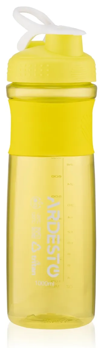 ბოთლი Ardesto Bottle Smart bottle, 1000ml, tritan, yellow