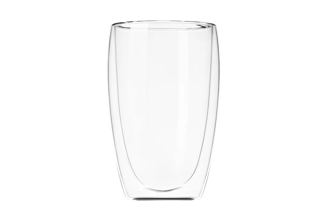 ARDESTO Double wall borosilicate glass mug set Ardesto, 400 ml, 2 pcs
