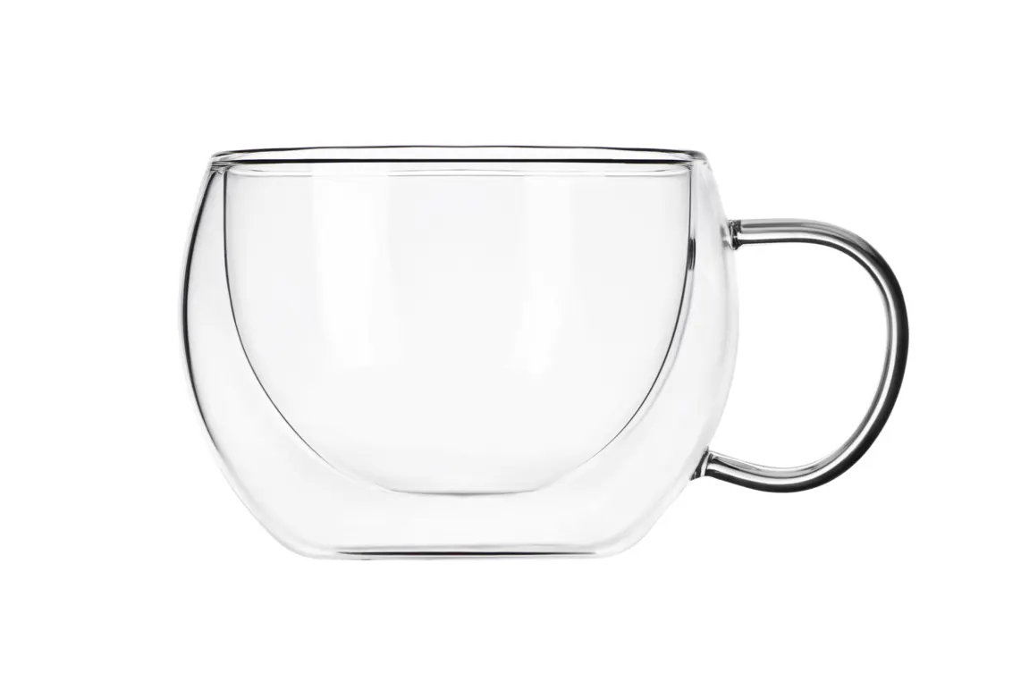 ARDESTO Double wall borosilicate glass mug set Ardesto, 300 ml, 2 pcs