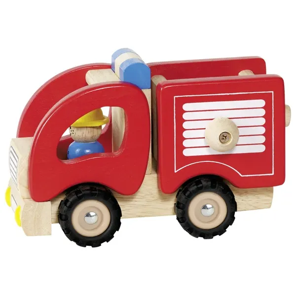 საგანმანათლებლო სათამაშო goki Machine wooden Fire (red) 55927G