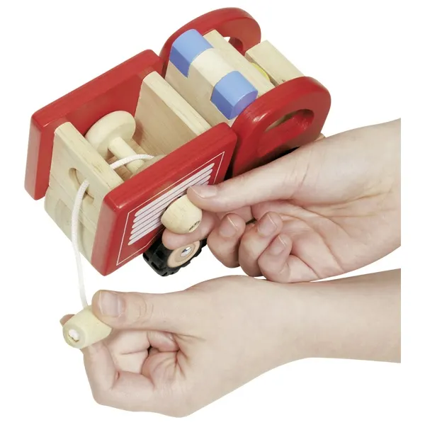 საგანმანათლებლო სათამაშო goki Machine wooden Fire (red) 55927G