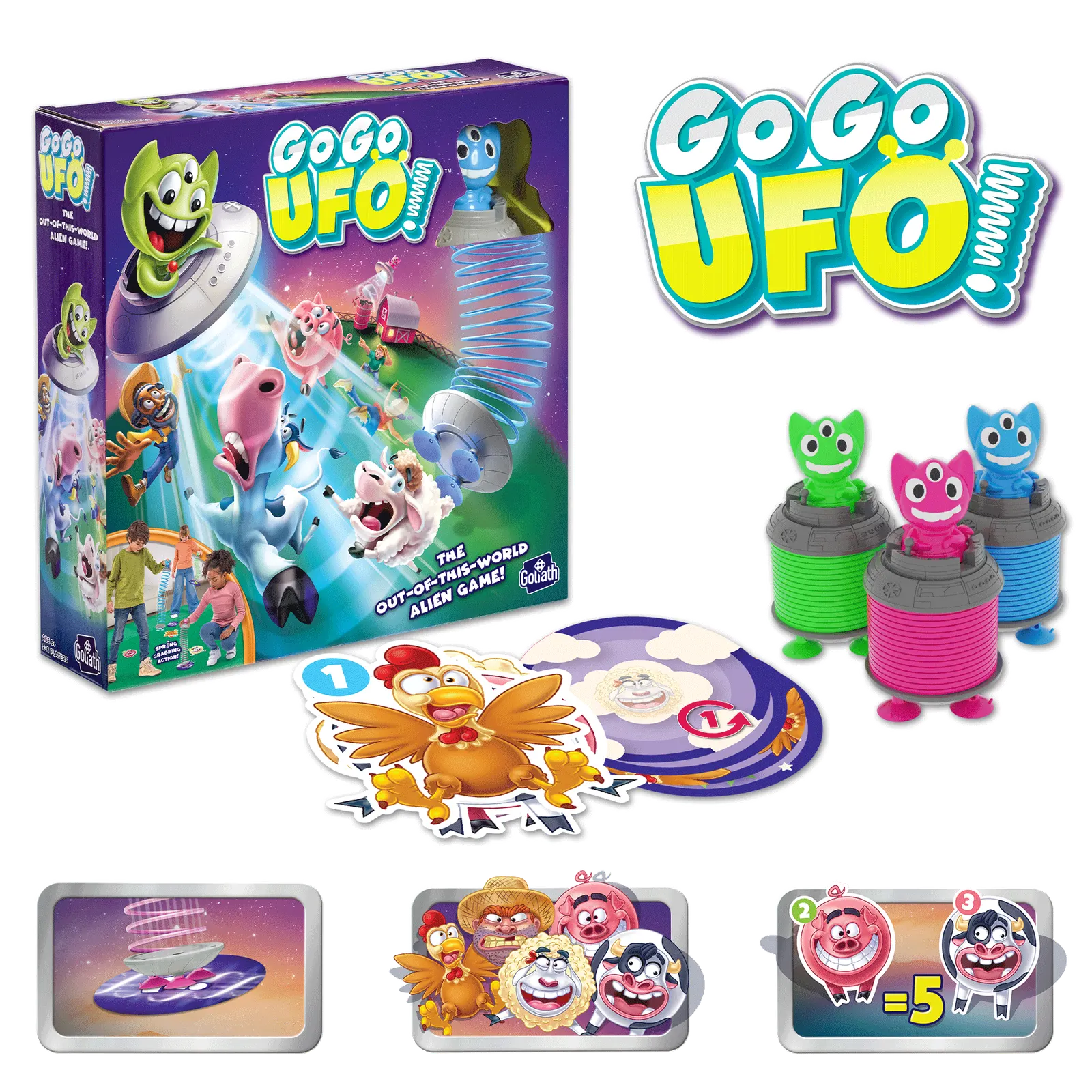 სამაგიდო თამაში Goliath Game Go Go Ufo