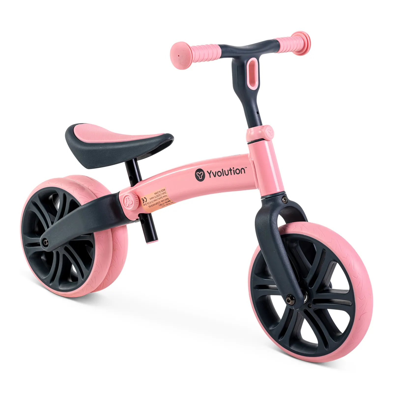 Yvolution Balance bicycle Yvelo Junior pink