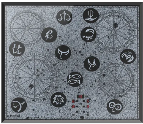 ჩასაშენებელი ქურა Hansa Hob electrical vitroceramic, 57.5cm, Zodiac, black