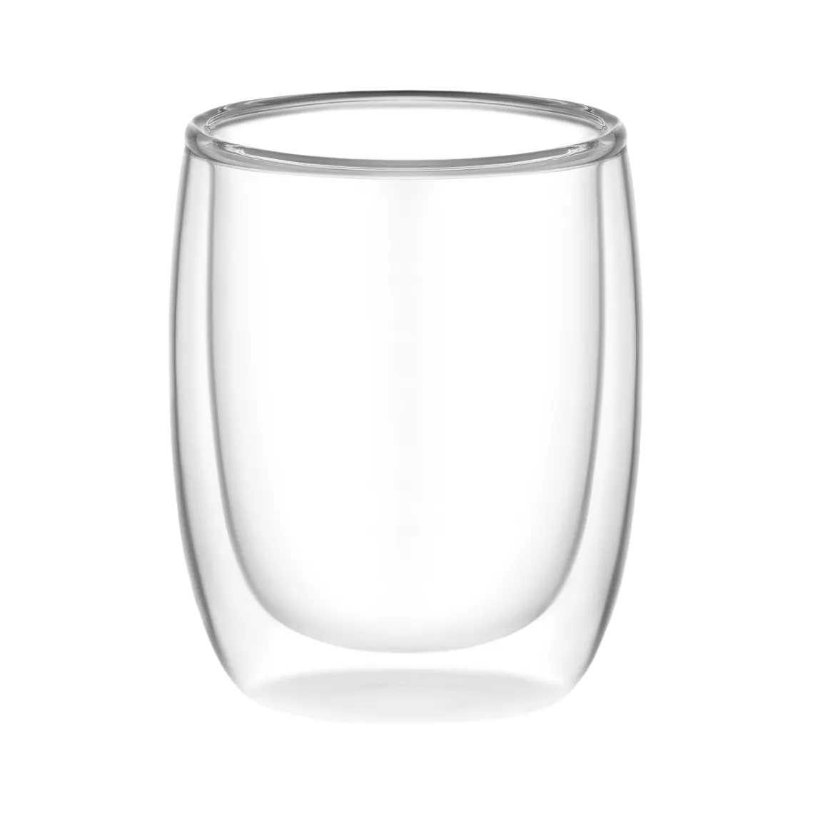 Double wall mug set ARDESTO, 350ml, 2pcs, borosilicate glass, transparent