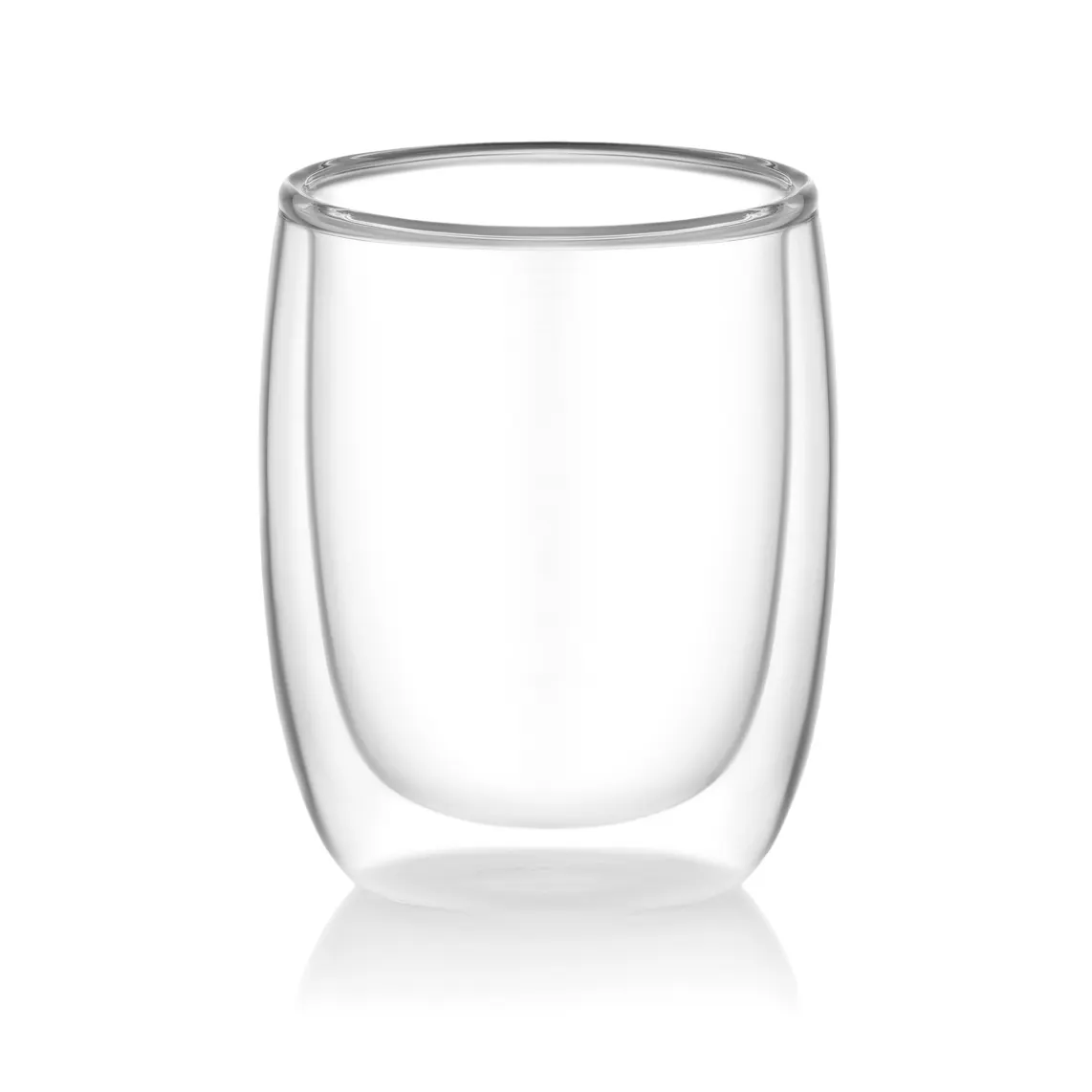 Double wall mug set ARDESTO, 350ml, 2pcs, borosilicate glass, transparent