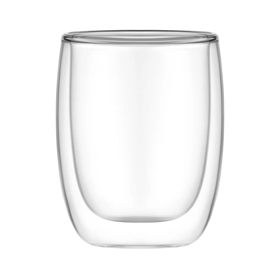 Double wall mug set ARDESTO, 350ml, 2pcs, borosilicate glass, transparent