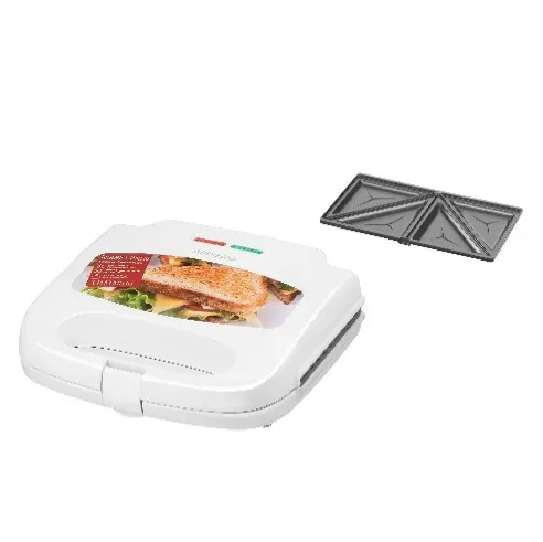Sandwich maker ARDESTO, 700W, 1 plate-grill, device body-plastic, white